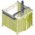Automated packaging line - five machine modules (Autodesk Inventor)