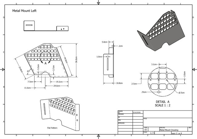 3D model of Bike Frame Metal Mount
