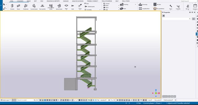 Steel Stair Detailing | Tekla Structures & Shop Drawings