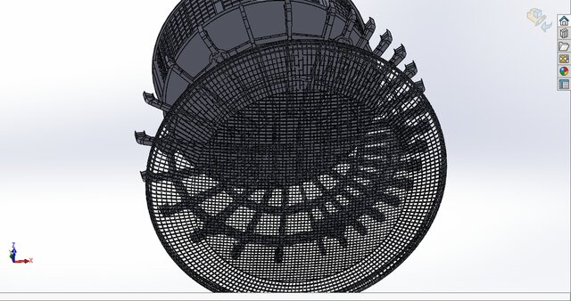 3D model of Orion Spacecraft (Heat Shield + Pressure Vessel)