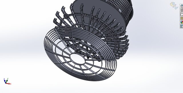3D model of Orion Spacecraft (Heat Shield + Pressure Vessel)
