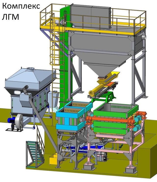 3D model of Complex for metallurgical casting using gasified (melted) models