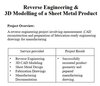 Reverse Engineering & 3D CAD Modeling of Sheet Metal Enclosure Assembly design by channabasuh