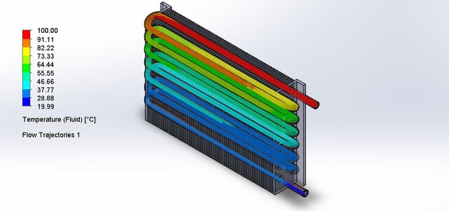 Fin-and-Tube Heat Exchanger Design & Thermal Analysis