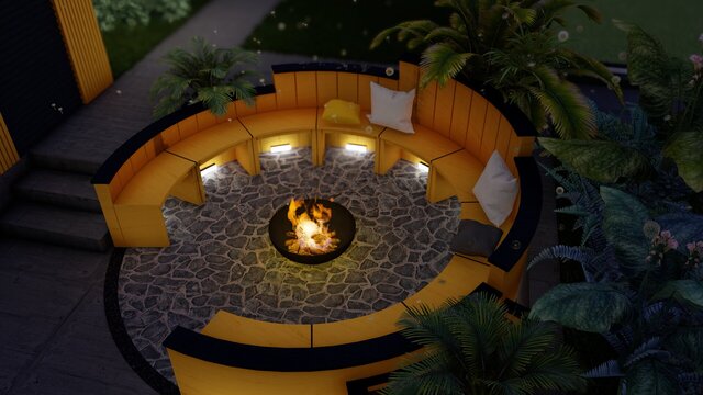 3D model of Warm Firepit