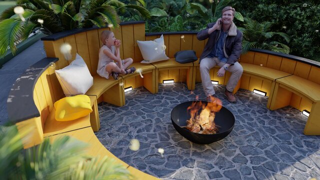 3D model of Warm Firepit