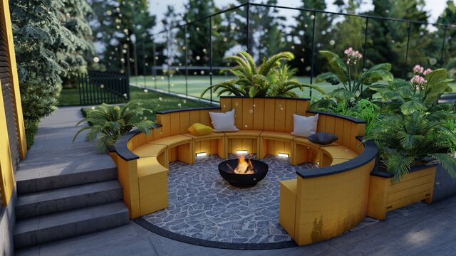 3D model of Warm Firepit