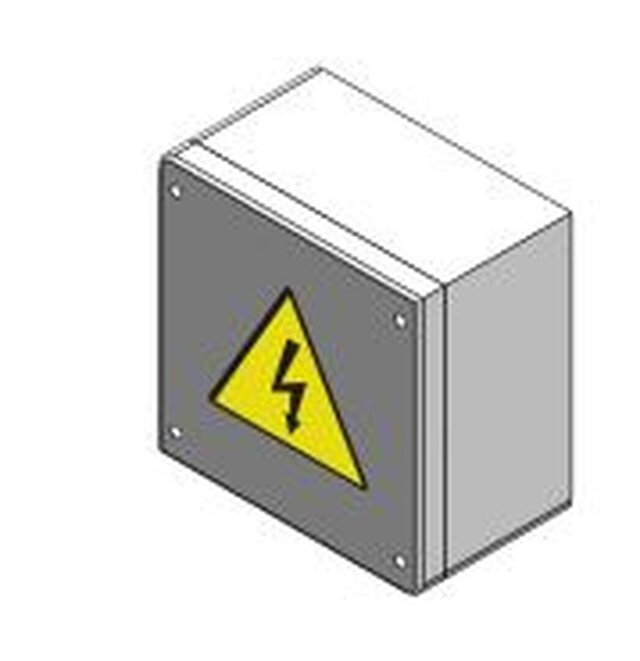 3D model of PVC Electrical Protection Box - SolidWorks Design