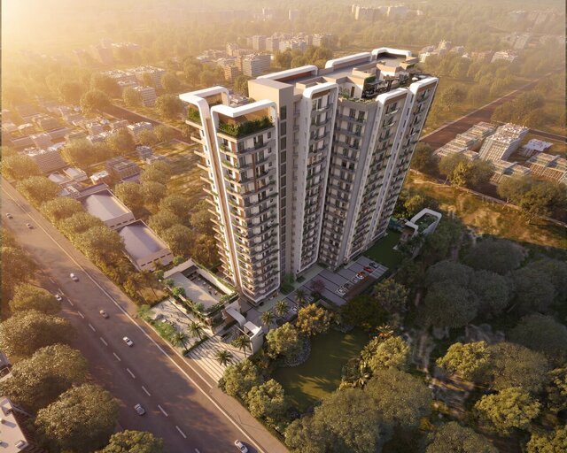 3D model of Divya Vista | High-Rise Architectural Visualization & Walkthrough