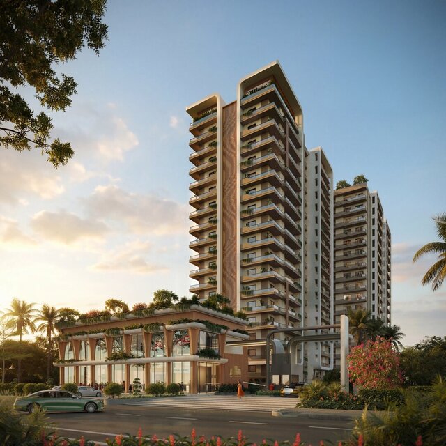 3D model of Divya Vista | High-Rise Architectural Visualization & Walkthrough