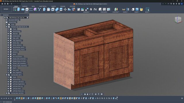 Fully Parametric Base Cabinet - Configurable Casework System