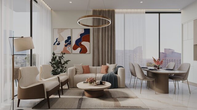 Elmora, Dubai: apartments & lounge – image 2 of 7