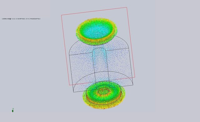 3D model of Switched Reluctance Linear Motor - CAD & Electromagnetic FEA