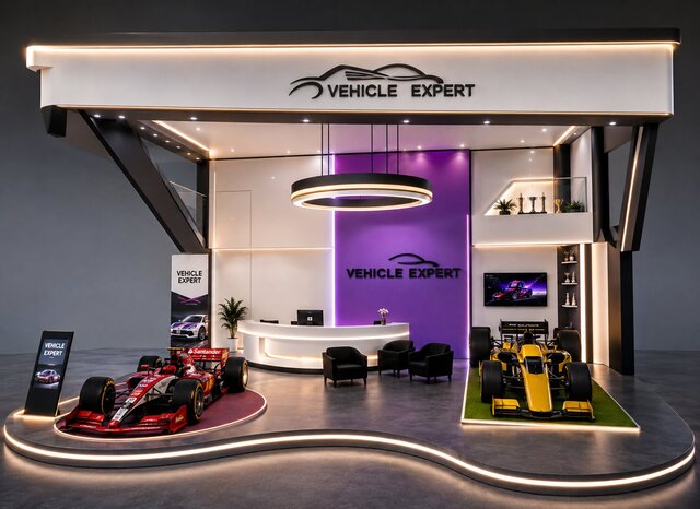 3D model of Car Exhibition & Event Design | 3D Visualization