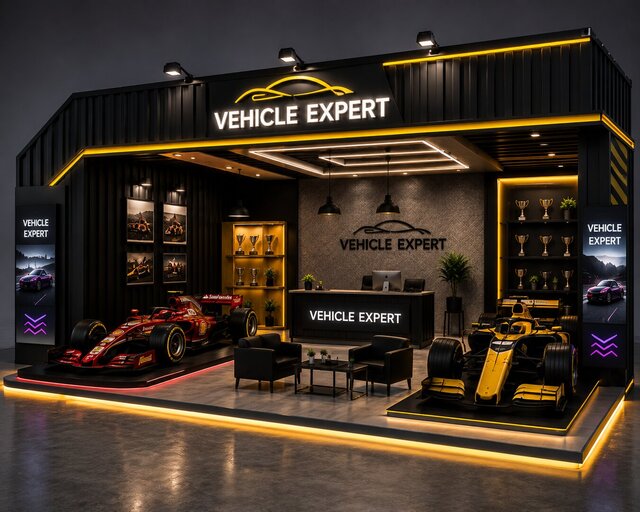 3D model of Car Exhibition & Event Design | 3D Visualization
