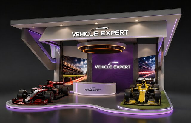 3D model of Car Exhibition & Event Design | 3D Visualization