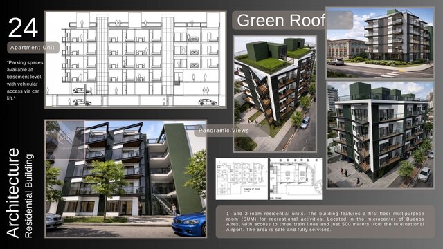 3D model of Residential Building