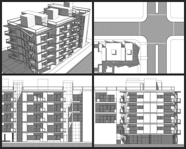 3D model of Residential Building