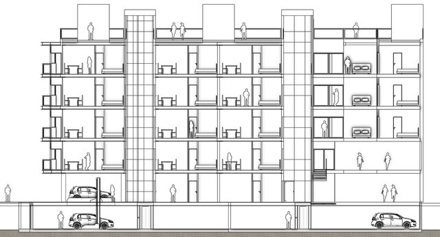 3D model of Residential Building