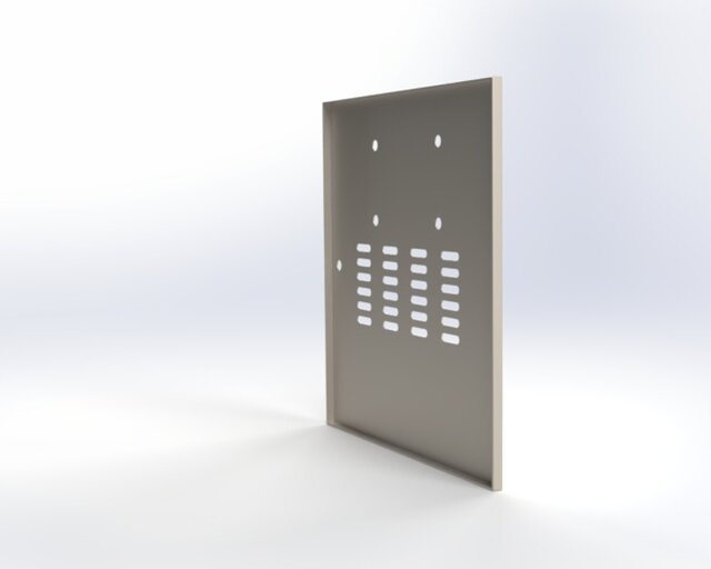 3D model of Electrical Panel Enclosure