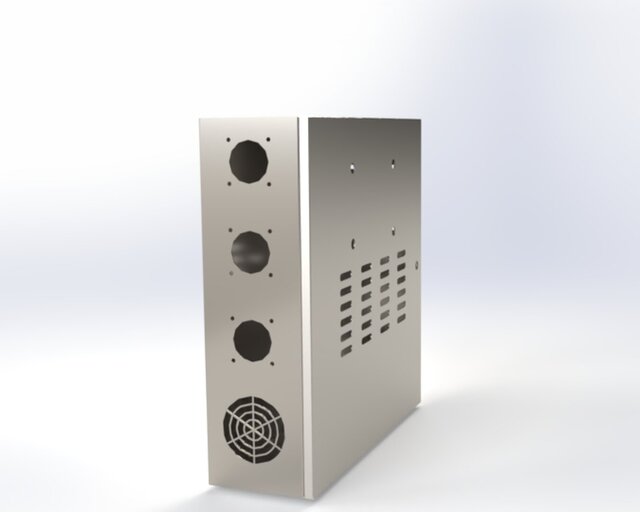 3D model of Electrical Panel Enclosure