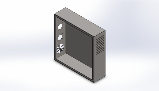 3D model of Electrical Panel Enclosure