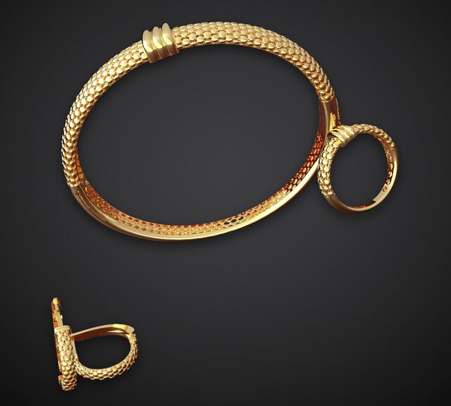 Fine Jewelry 3D CAD: Rings, Bangles and Necklaces – image 10 of 11