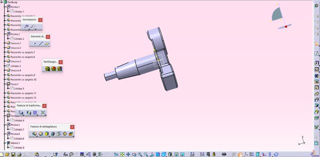 3D model of Long half-shaft