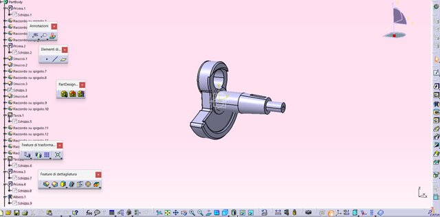 3D model of Long half-shaft