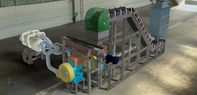 3D model of Biomass Combustion System Design