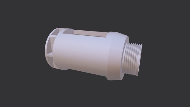 3D model of Reverse Engineering of a Garden Hose Connector and 3D Printing