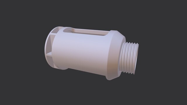 3D model of Reverse Engineering of a Garden Hose Connector and 3D Printing