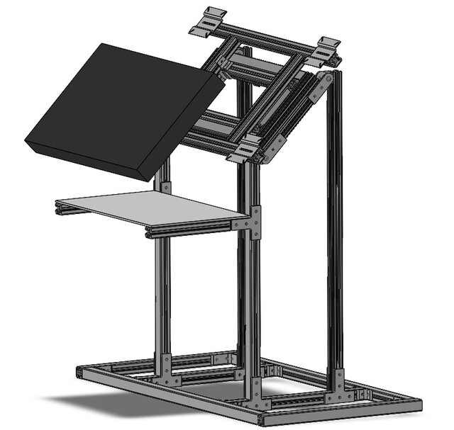 Quad-Monitor Stand for Trade Show Demonstrations