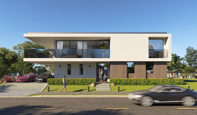 Photorealistic front view