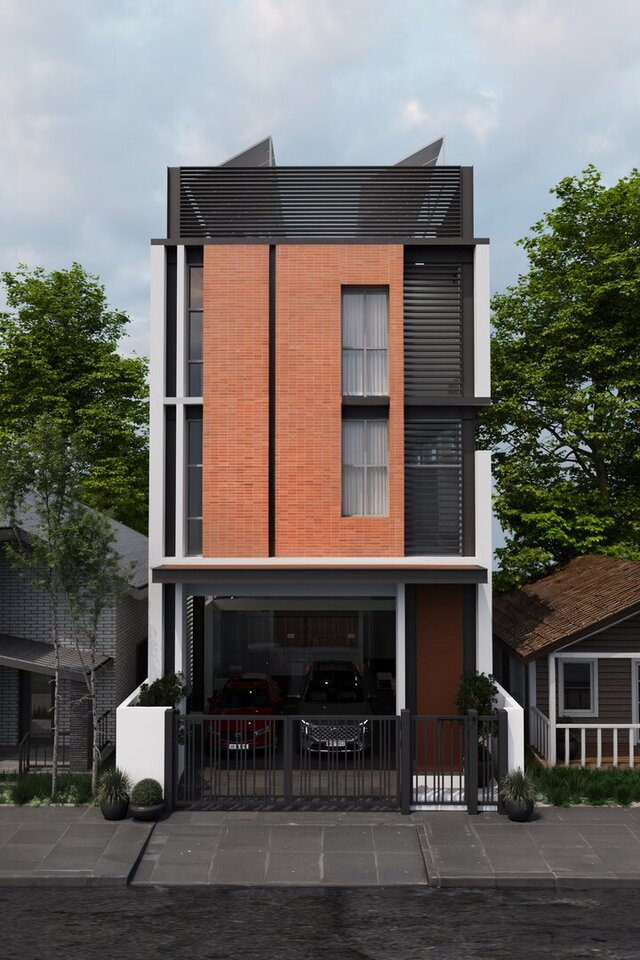 3 storey mixed-use residential building