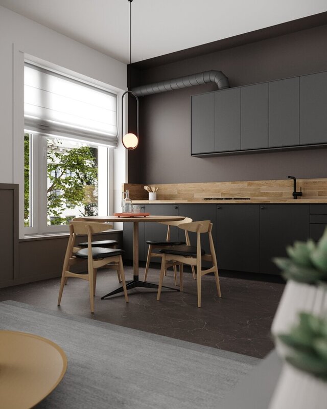studio apartment interior project