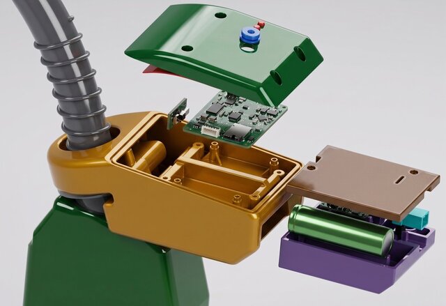 3D model of 3D Printed Sealed IP54 Enclosure Design for NFC Reader