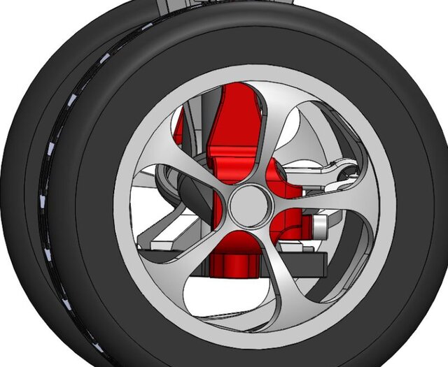 3D model of suspension-system