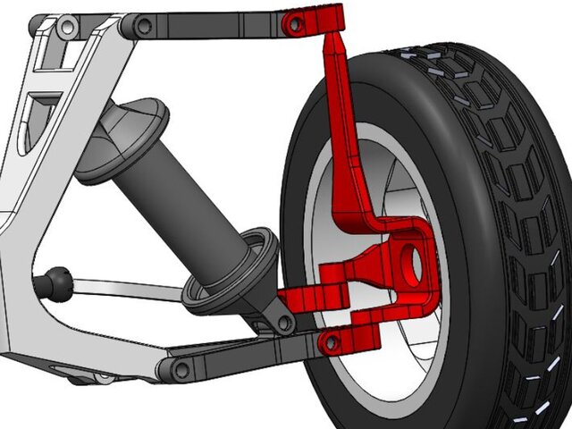 3D model of suspension-system