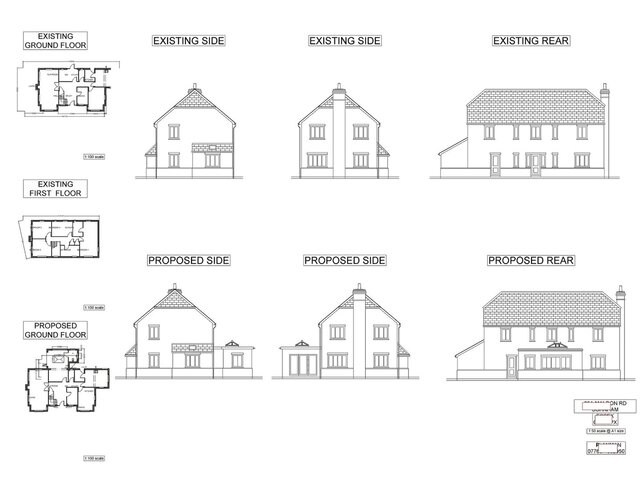 3D model of Residential Elevations and Sections | Architectural Drafting