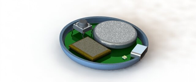 3D model of Smart GPS Tracker Concept