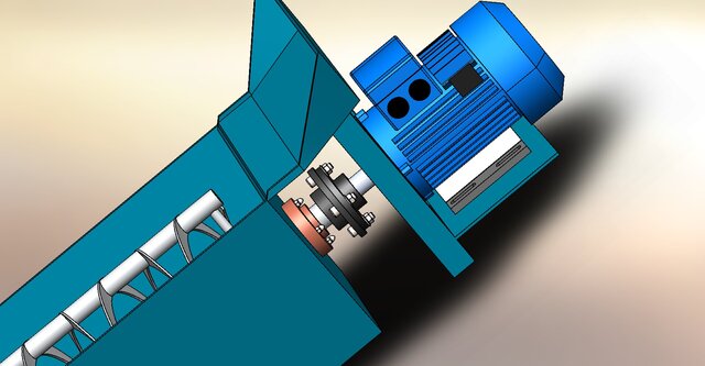 3D model of Industrial Mixer