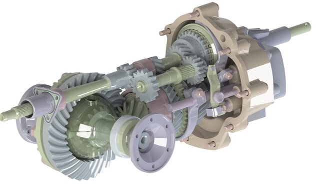 3D model of Formula E-Vee Electric Prototype