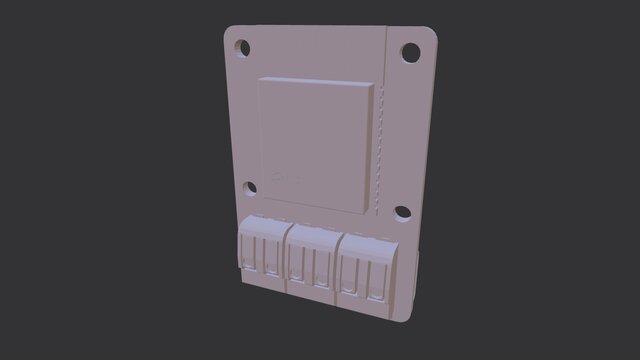 3D model of Custom ESP32 IoT Controller PCB – KiCad