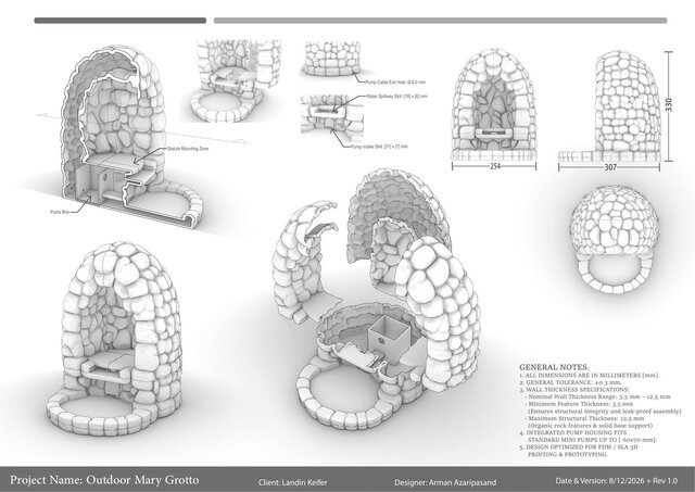 Sacred 3D Fountain: Render & Production Design – image 12 of 12