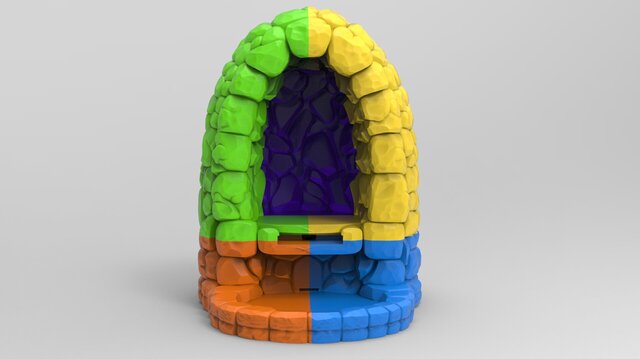 Sacred 3D Fountain: Render & Production Design – image 2 of 12