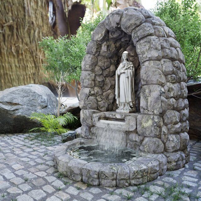 Sacred 3D Fountain: Render & Production Design – image 10 of 12