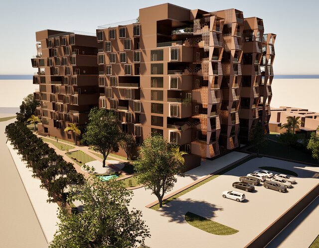 High-Density Vertical Housing & Modular Massing