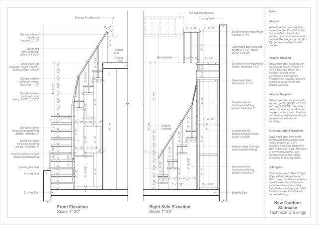 3D model of Technical Special-case Stairs