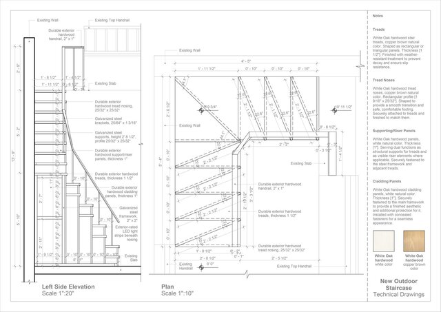 3D model of Technical Special-case Stairs